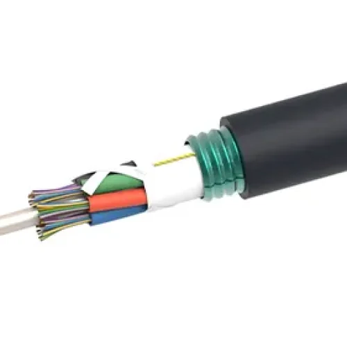 24-CORE TERASPEED® SINGLE JACKET/SINGLE ARMOR, GEL-FILLED, OUTDOOR STRANDED LOOSE TUBE CABLE.