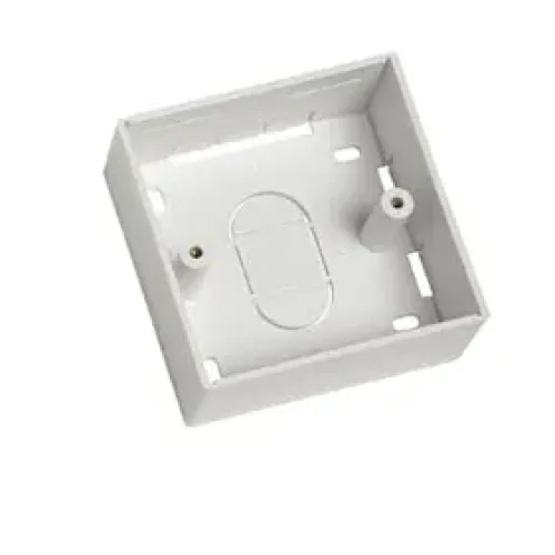 2 PORTS BACKBOX BACK BOX, WHITE