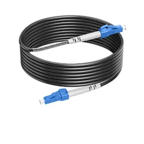 Outdoor Fiber Optic Cable | SMF 2xLC to 2xLC, 20M