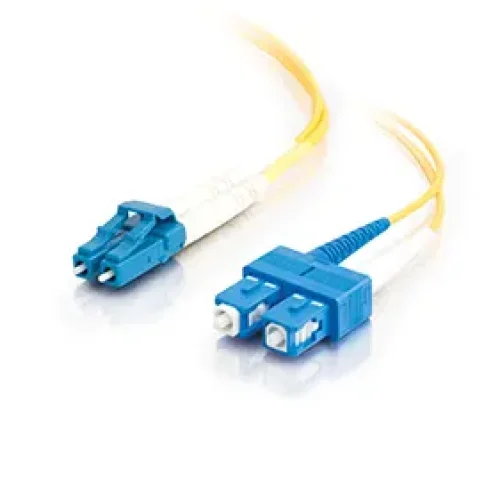 OS2 LC SC Plenum Duplex Fiber Patch Cable 9/125 Single mode